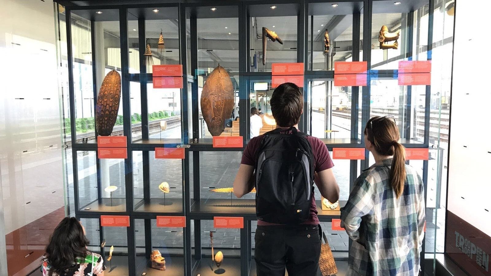Mini museums at Dutch railway stations