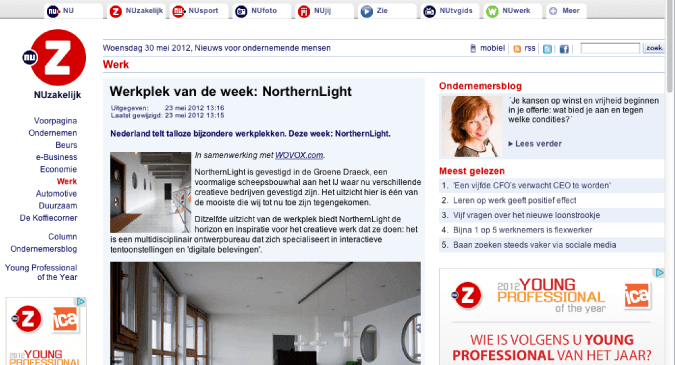 02 - Workplace of the week  - nu.nl